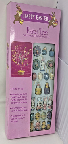 Vintage easter tree tall - vintage,