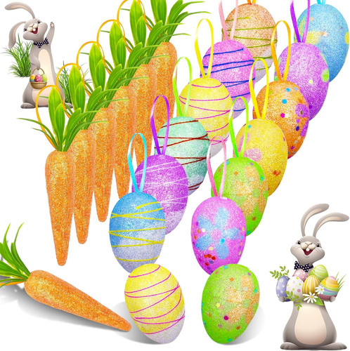 18pcs easter ornaments for - easter,