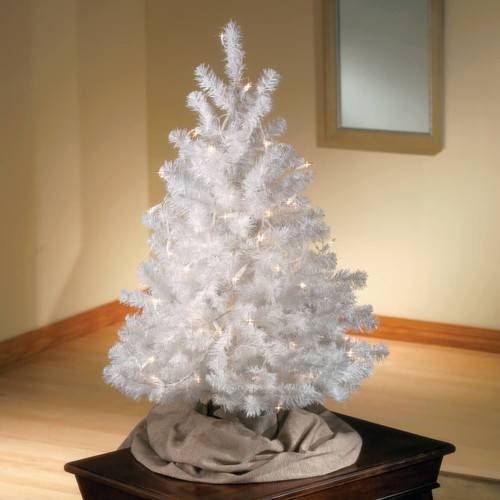 White artificial xmas tree - 3',