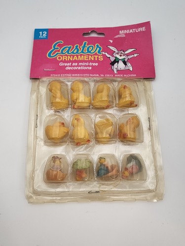 Easter ornaments chicks resin - chicks,