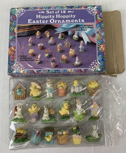 Miniature resin easter tree - 18,