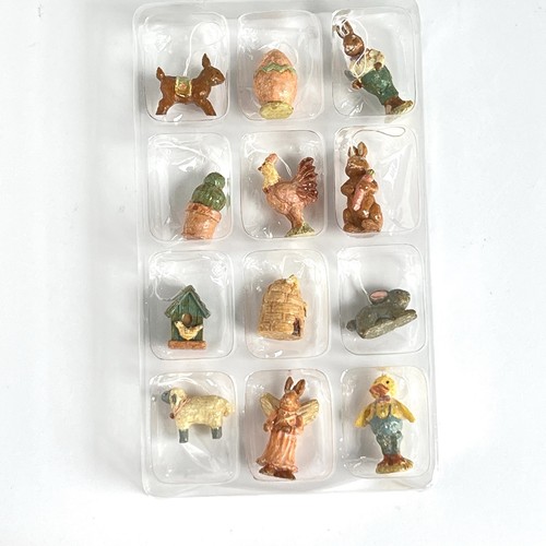 Miniature resin easter tree - resin,