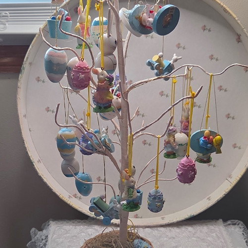 Easter tree multicolor - easter,