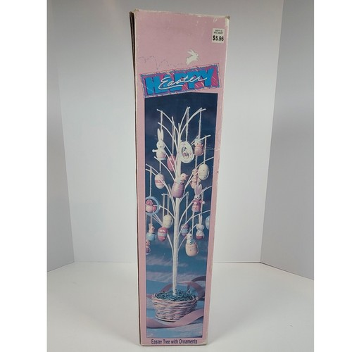 Vintage easter tree with - easter,