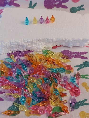 Ceramic easter tree plastic - ceramic,