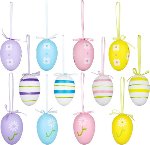 12pcs easter decorations eggs - decorations,