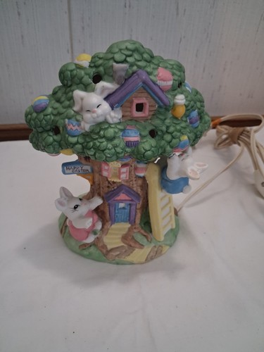 Vintage porcelain easter - easter, night